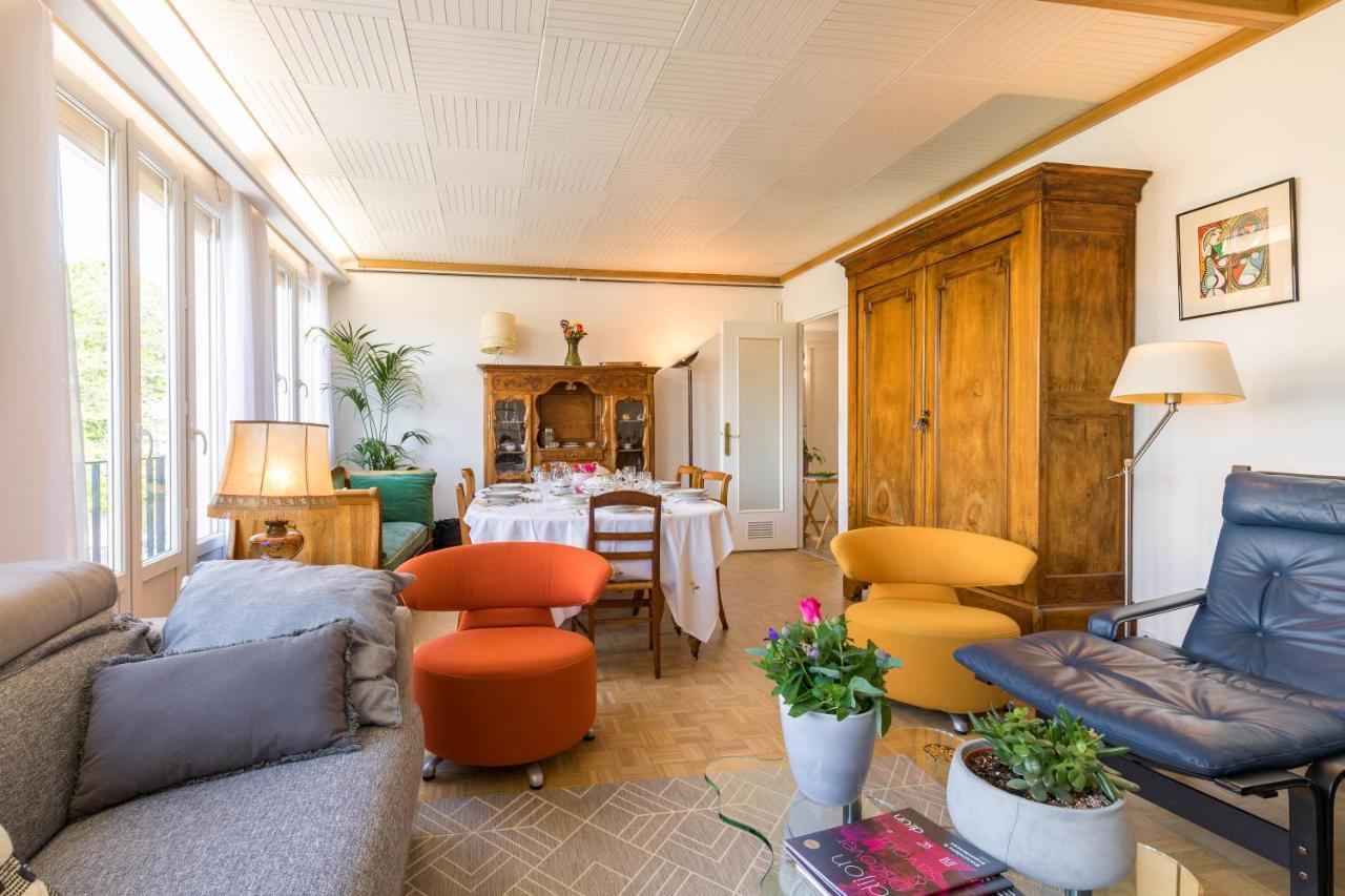 Appartement Climatise 100M2 7Mn Centre Ville Garage 5Pieces 5 Adultes Bebe Arrivee Autonome Dijon Bagian luar foto